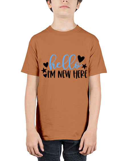 Hello Im New Here Style 328# - baby - Youth Tee Unisex