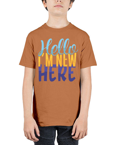 Hello Im New Here Style 87# - baby - Youth Tee Unisex