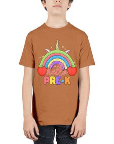 Hello PreK Unicorn Rainbow 312# - prek headstart - Youth Tee Unisex