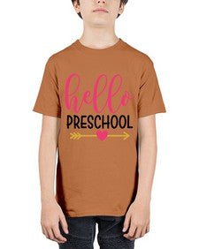 Hello Preschool 318# - prek headstart - Youth Tee Unisex