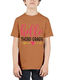 Hello Third Grade 350# - third grade - Youth Tee Unisex