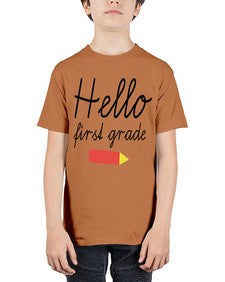 Hello first grade 274# - first grade - Youth Tee Unisex