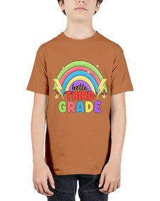 Hello third Grade Rainbow 348# - third grade - Youth Tee Unisex