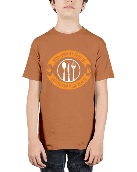 Highquality food is better for your health Style 36# - world health day - Youth Tee Unisex