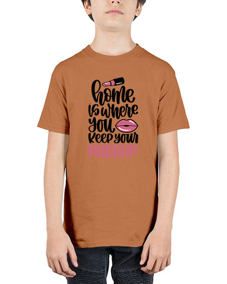 Home Is Where You Keep Your Makeup Style 87# - beauty - fashion - Youth Tee Unisex