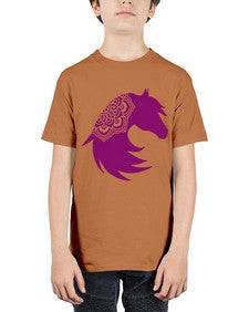 HorseFaceMandala 535# - mandala - Youth Tee Unisex