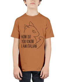 How Do You Know I am Italian - cats - Youth Tee Unisex