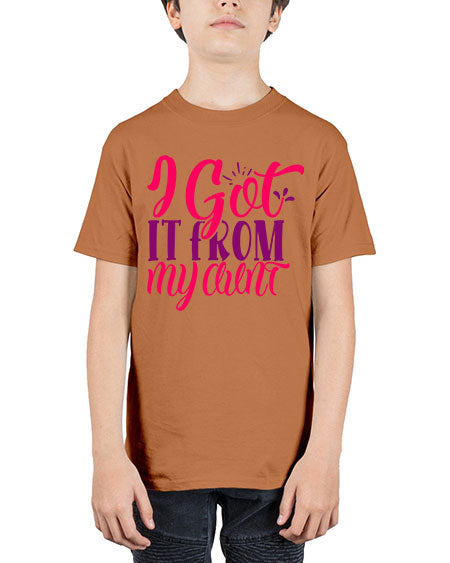 I Got It From My Aunt Style 94# - baby - Youth Tee Unisex