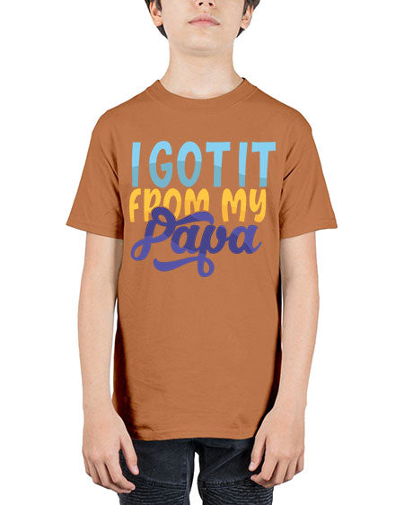 I Got It From My Papa Style 98# - baby - Youth Tee Unisex