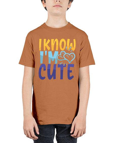 I Know Im Cute Style 100# - baby - Youth Tee Unisex
