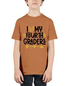 I Love My Fourth 366# - fourth grade - Youth Tee Unisex