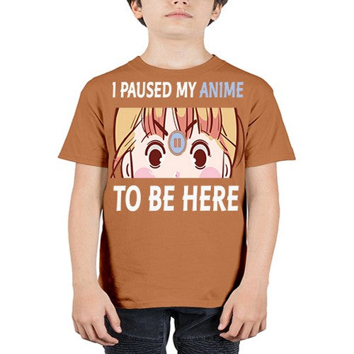 I Paused My Anime To Anime 244# - anime - Youth Tee Unisex