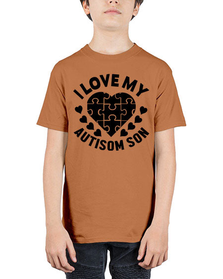 I love my Style 45# - autism - Youth Tee Unisex