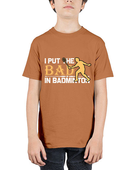 I put 1096# - badminton - Youth Tee Unisex