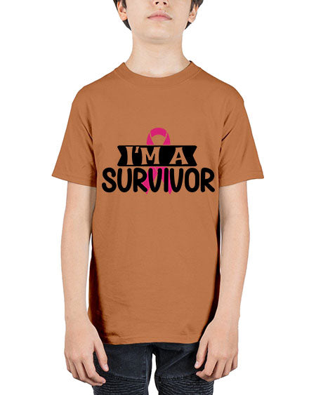 Im a Survivor 17# - breast cancer - Youth Tee Unisex