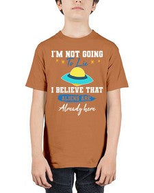 Im not going to lie i believe aliens are here 27# - ufo - Youth Tee Unisex