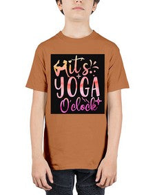 It s yoga O clock  345# - yoga - Youth Tee Unisex