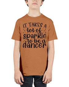 It takes a lof of sparkle to be a dancer 143# - ballet - Youth Tee Unisex