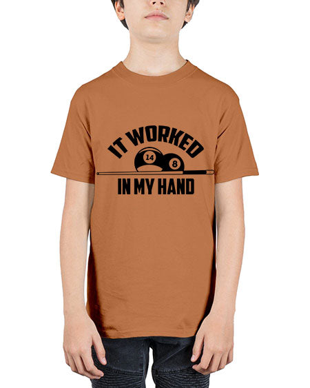 It worked in my hand 1000# - billards - Youth Tee Unisex