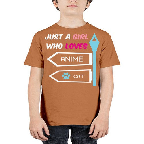 Just A Girl Who Loves Anime 264# - anime - Youth Tee Unisex