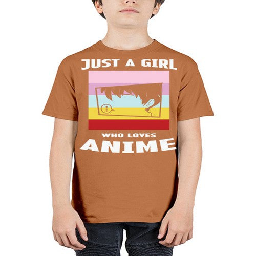Just A Girl Who Loves Anime 265# - anime - Youth Tee Unisex