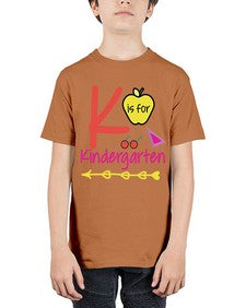 K is for Kindergarten 397# - prek headstart - Youth Tee Unisex