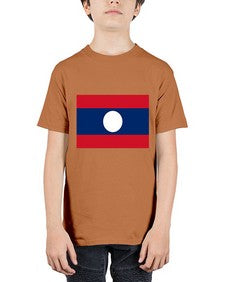 Laos 1111# - world flags - Youth Tee Unisex