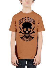 Lets rock 715# - skull and bones - Youth Tee Unisex