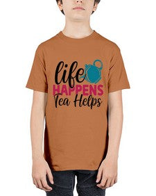 Life Happens Tea Helps 1310# - tea - Youth Tee Unisex