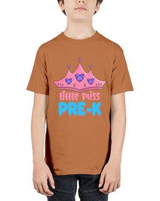 Little Miss PreK 485# - prek headstart - Youth Tee Unisex