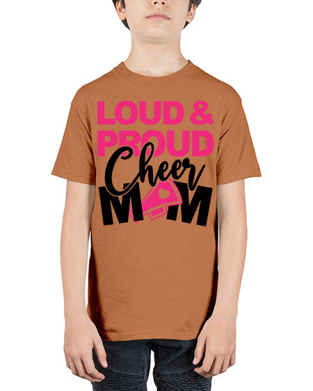 Loud Proud Cheer mom 765# - cheer - Youth Tee Unisex