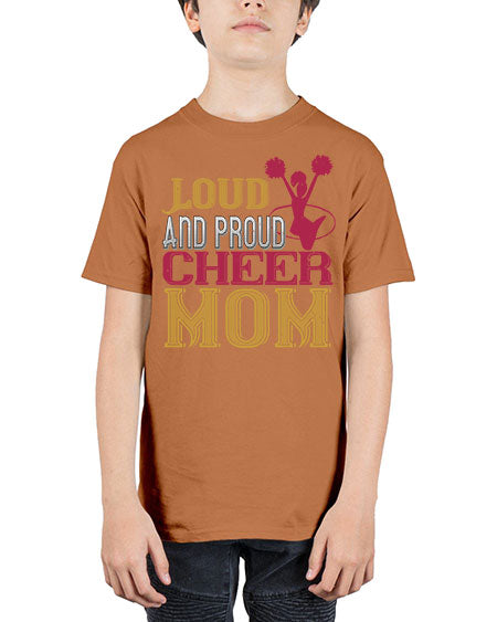 Loud proud cheer mom 764# - cheer - Youth Tee Unisex