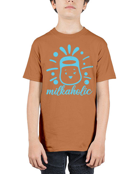 Milkaholic Style 155# - baby shower - Youth Tee Unisex