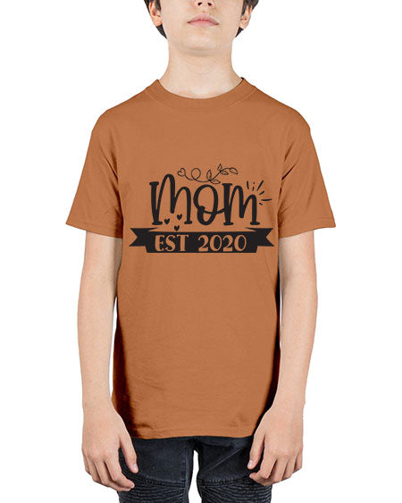 Mom est 406# - pregnancy - Youth Tee Unisex