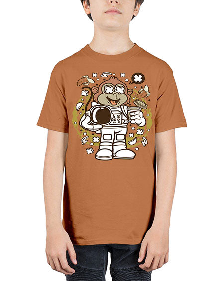 Monkey Astronaut - monkey - Youth Tee Unisex