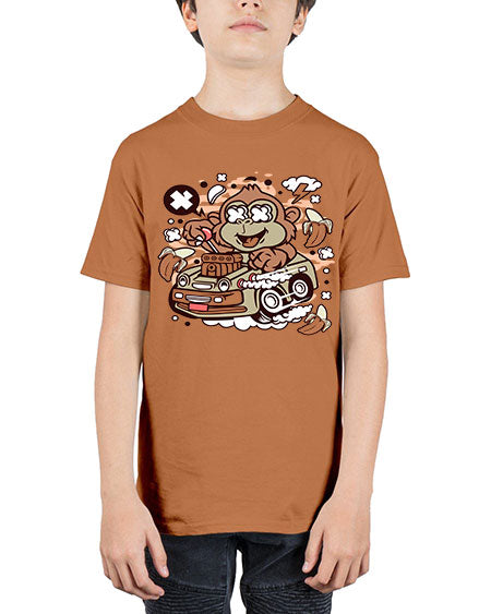 Monkey Hotrod - monkey - Youth Tee Unisex