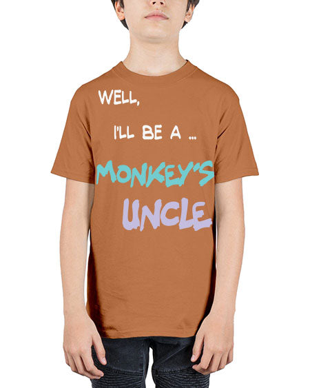 Monkey Uncle 18# - monkey - Youth Tee Unisex