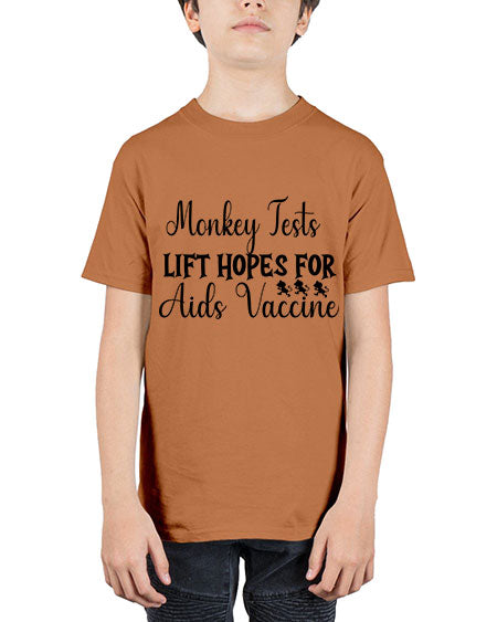 Monkey tests lift hopes for  - monkey - Youth Tee Unisex