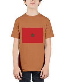 Morocco 1351# - world flags - Youth Tee Unisex