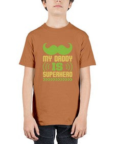 My daddy is superhero 193# - cartoon super hero - Youth Tee Unisex