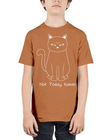Not Today Human - cats - Youth Tee Unisex