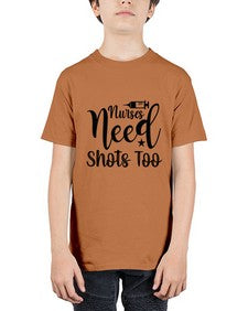 Nurses need shots too 1250# - nurse - Youth Tee Unisex