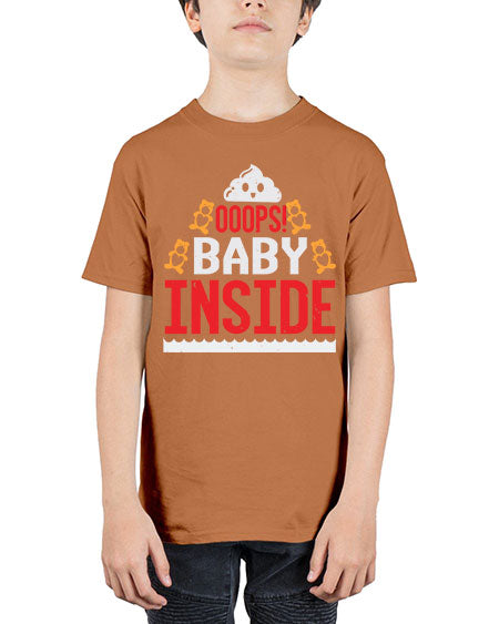 Ooops baby inside Style 179# - baby shower - Youth Tee Unisex