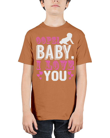 Oops Baby I love You Style 180# - baby - Youth Tee Unisex