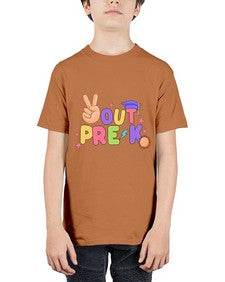 Peace Out PreK Peace Hand 638# - prek headstart - Youth Tee Unisex