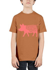 PigMandala 985# - mandala - Youth Tee Unisex