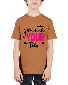 Pointe your toes 176# - ballet - Youth Tee Unisex