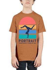 Portrait Your Perfect Form of Self 492# - yoga - Youth Tee Unisex