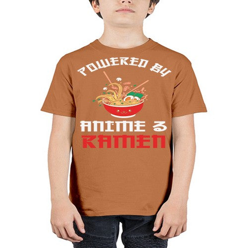 Powered by Anime amp Ramen 275# - anime - Youth Tee Unisex