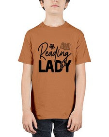 Reading lady 1347# - teacher - Youth Tee Unisex